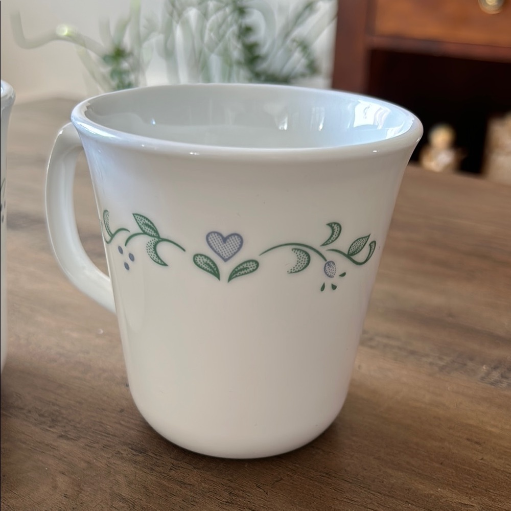 Corning Corelle 1997- Country Cottage Coffee Cups 8 oz Mugs